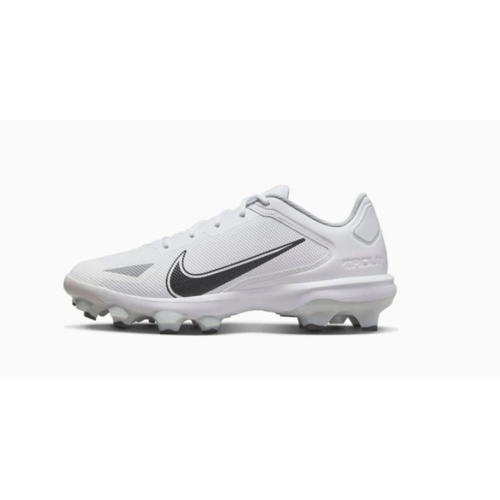 Nike (Men's 14 M) Force Trout 8 PRO MCS Baseball Cleats in White/Black/Wolf Grey